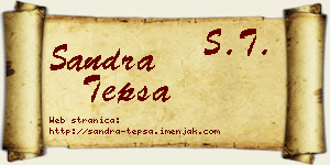 Sandra Tepša vizit kartica